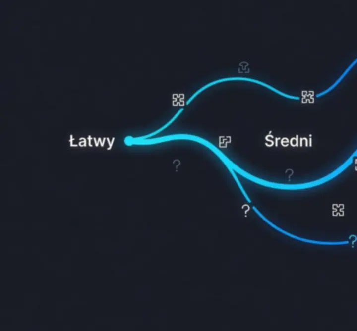 Wizualna mapa poziomów trudności w EXPO-AND ANDRZEJ ŚWIDERSKI